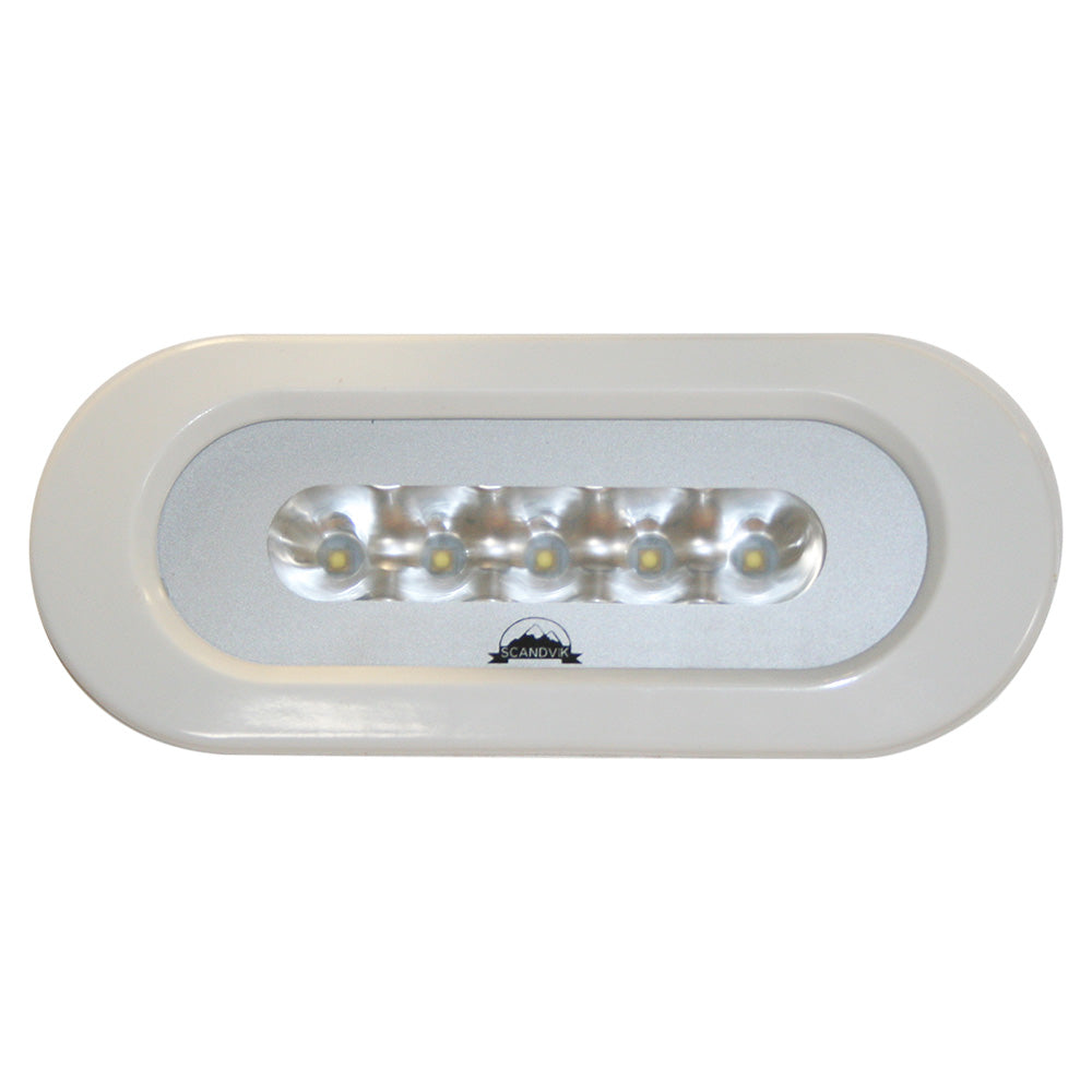 Scandvik Flush Mount Spreader Light 1030V White