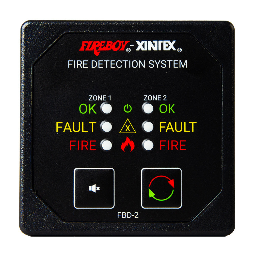 FireboyXintex Two Zone Detection Alarm Panel 258 Display 1224V DC