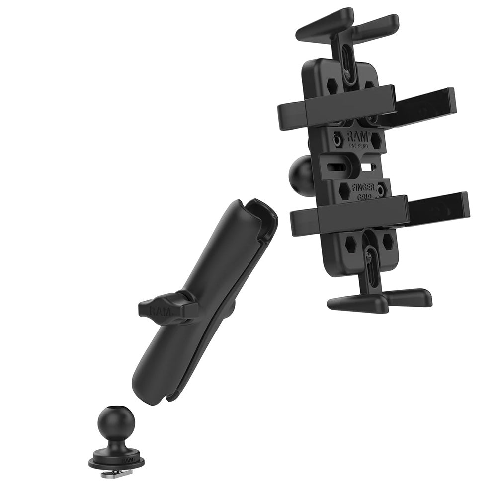 RAM Mount FingerGrip Holder wTrack Ball Base Long