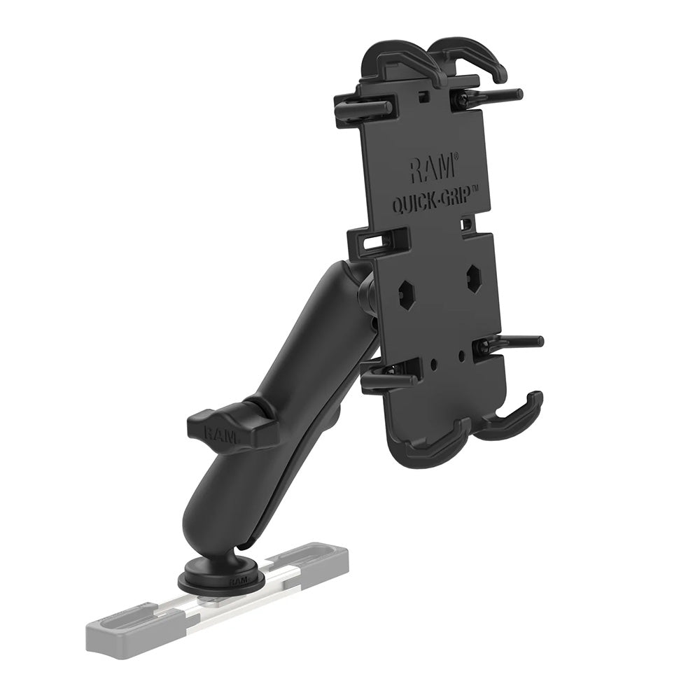 RAM Mount QuickGrip XL Phone Mount wTrack Ball Base Long