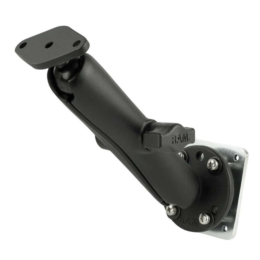 RAM Mount Double Ball DrillDown Mount wDiamond Plate Backer Plate