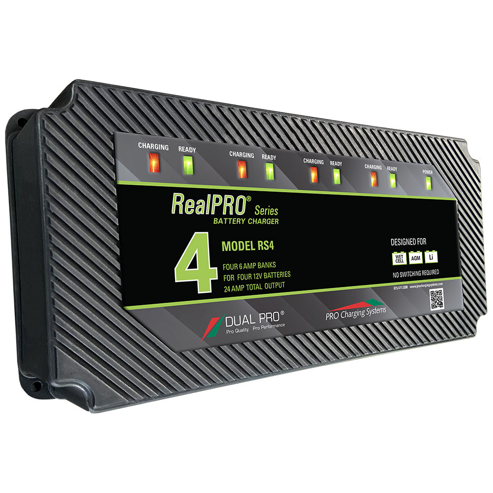Dual Pro RealPRO Series Battery Charger 24A 4Bank