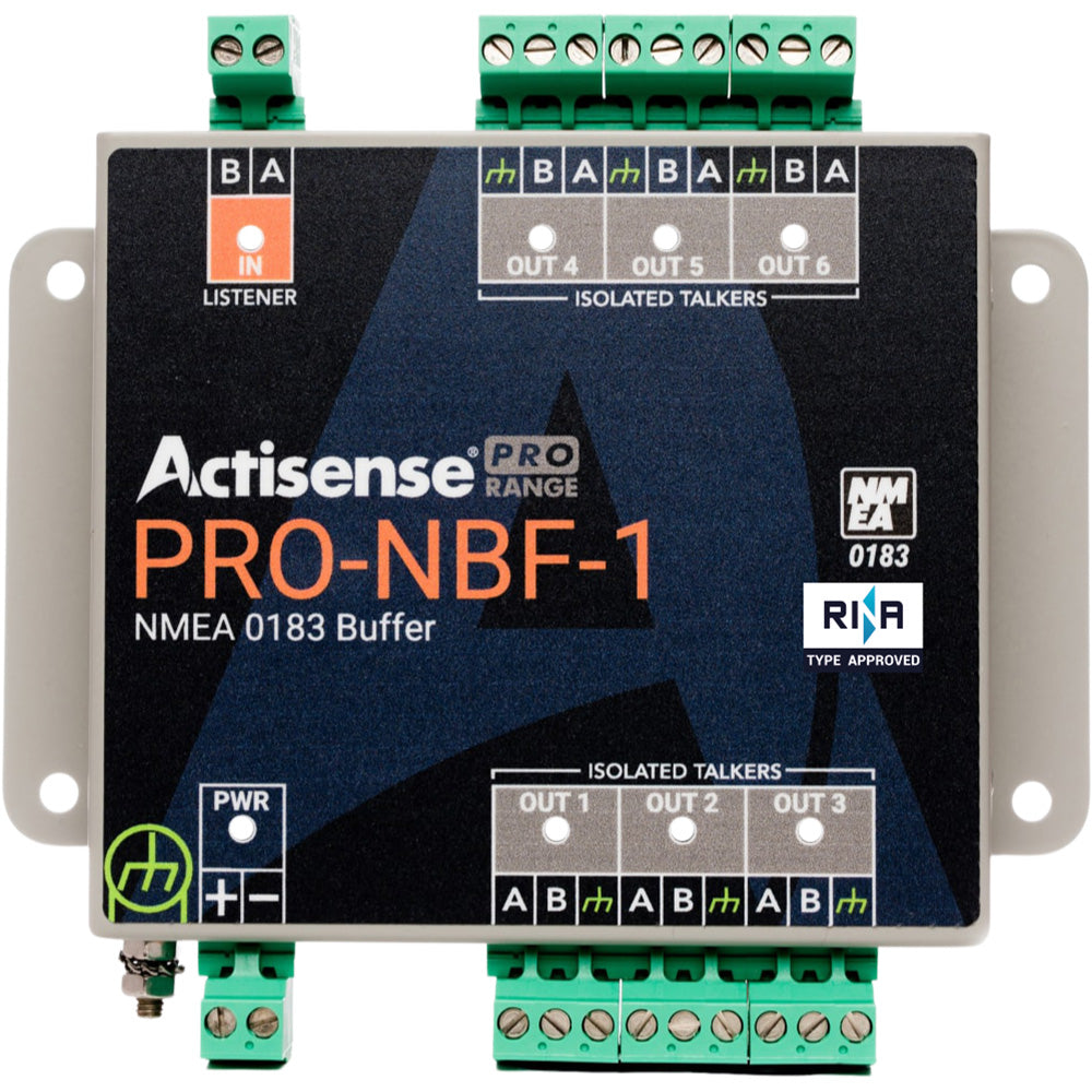 Actisense PRO NMEA Buffer 1 OPTO Input 6 ISODrive Outputs Serial Port Pluggable Screw Terminals