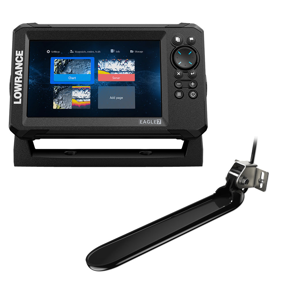 Lowrance Eagle 7 wTripleShot Transducer US Inland Charts
