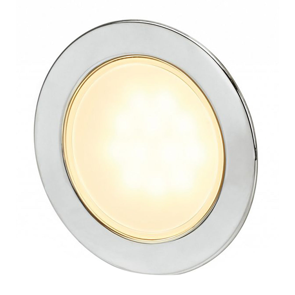 Hella Marine Round Warm White EuroLED 95 Gen 2 LED Down Light Stainless Steel Rim