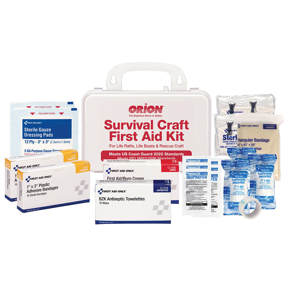 Orion Survival Craft First Aid Kit Hard Plastic Case