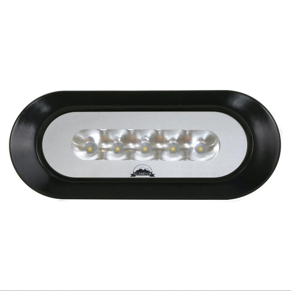 Scandvik Flush Mount Spreader Light Black