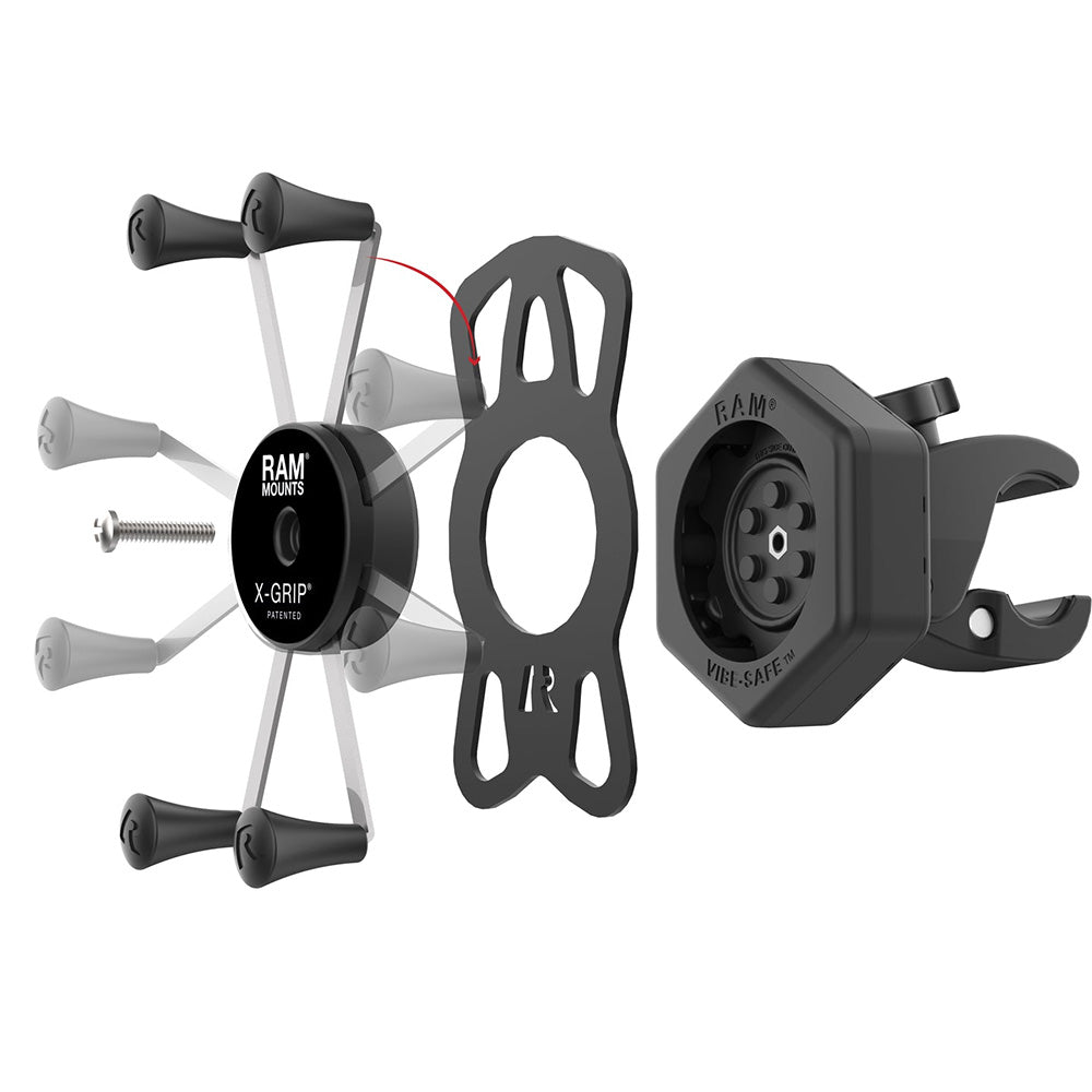 RAM Mount RAM XGrip Large Phone Mount wVibeSafe Small ToughClaw
