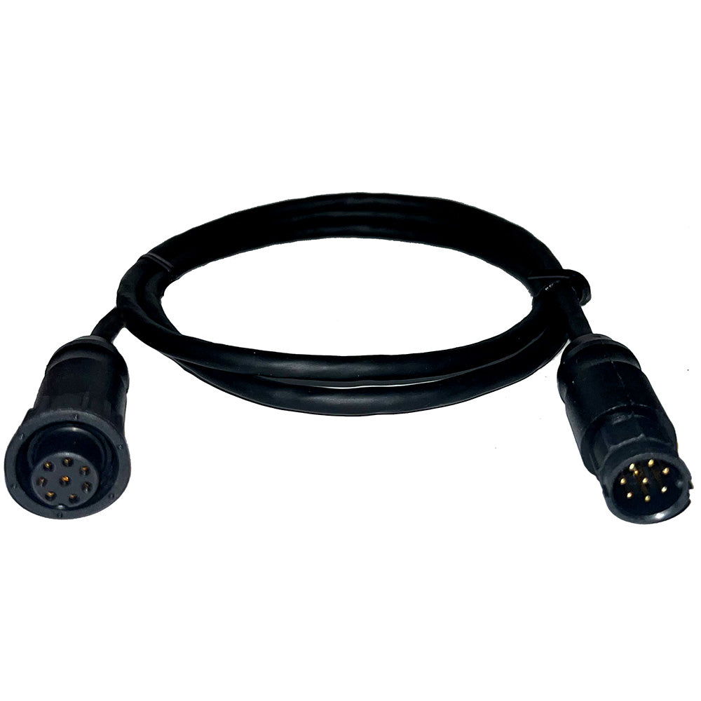 Echonautics 1M Adapter Cable wFemale 8Pin Garmin Connector fEchonautics 300W 600W 1kW Transducers