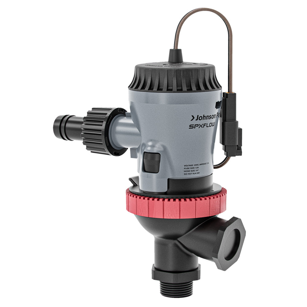Johnson Pump Aqua O2 Twin Port 500 GPH Aerator Pump Flex Mount 12V