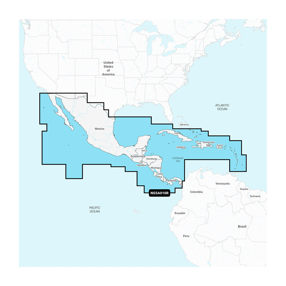 Garmin Navionics NSSA010R Central America Caribbean