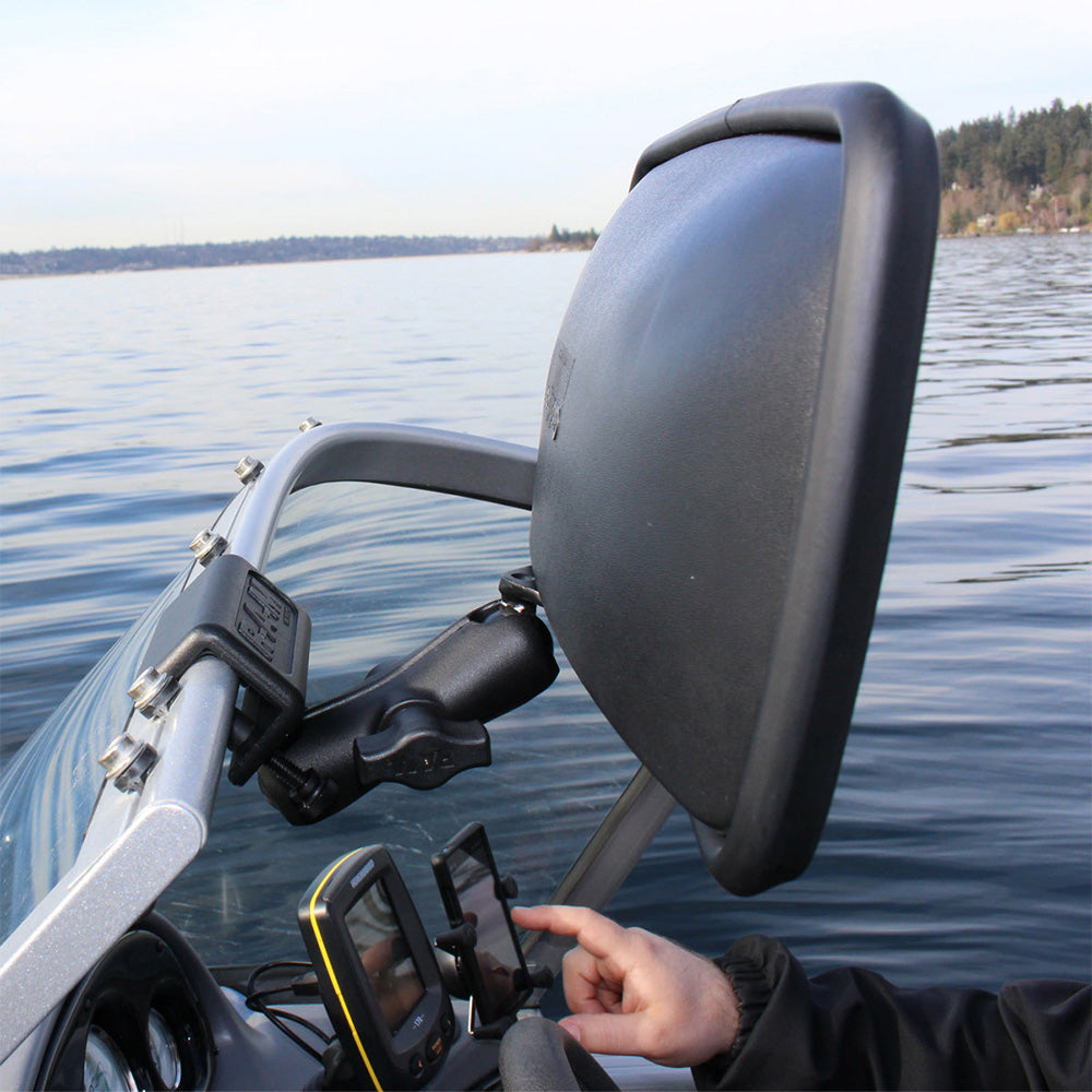 RAM Mount RAM Glare Shield Clamp Mount wRear View Mirror