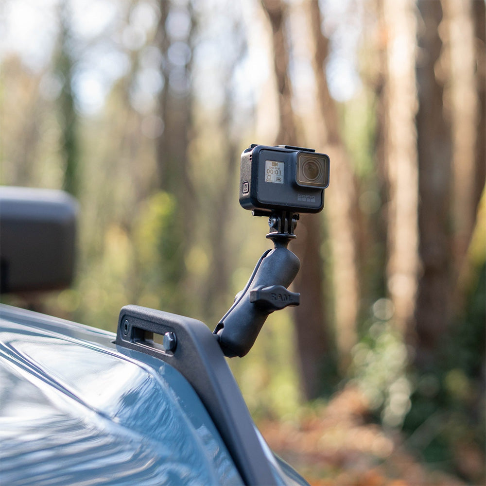 RAM Mount RAM ToughBall fBronco Hood TieDown wAction Camera Adapter