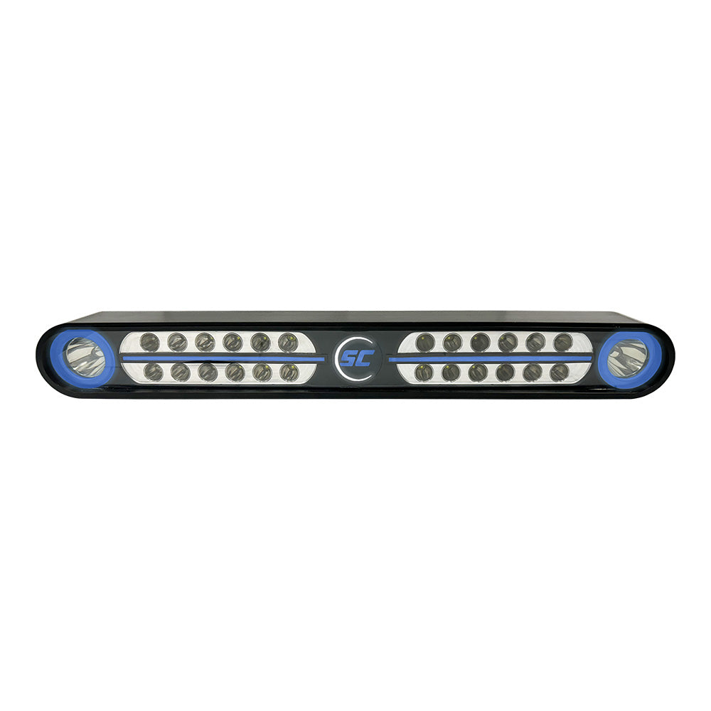 ShadowCaster Eagle Ray LED Light Bar Black Housing Dual Optics