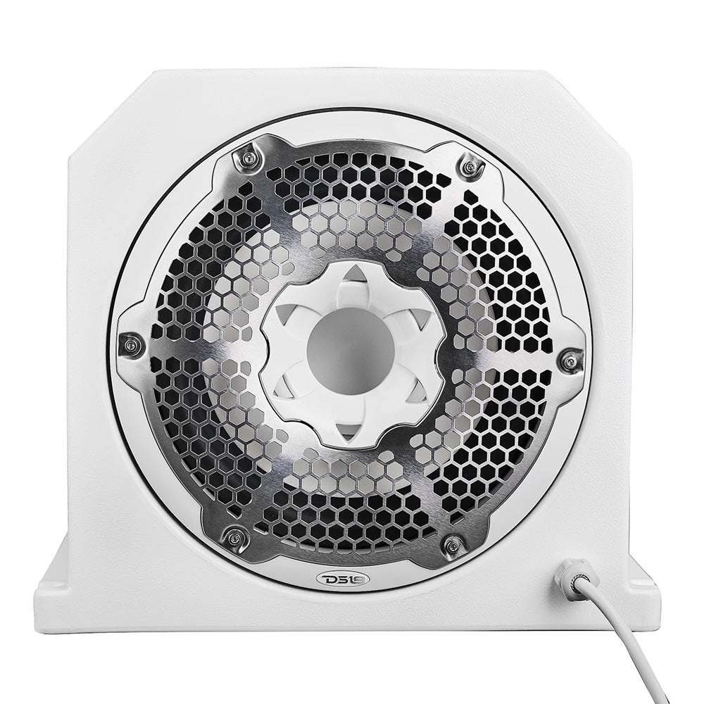 DS18 HYDRO 10 Marine Sub Box wRGB Lighting White
