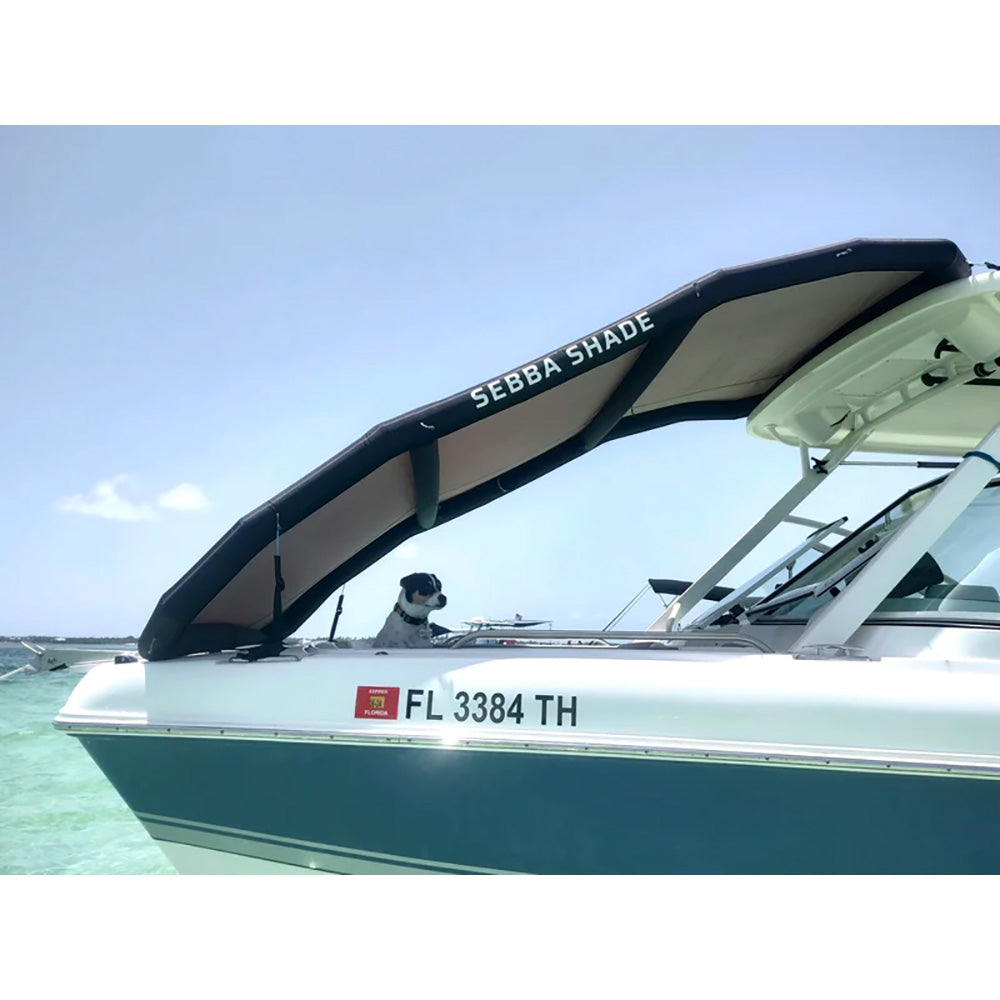Sebba Shade 8 x 12 ft Black Sun Shade fBoats 26