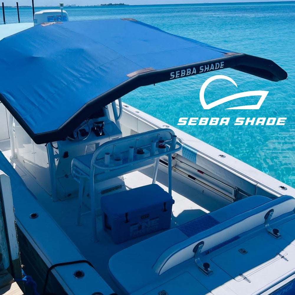 Sebba Shade 8 x 12 ft Black Sun Shade fBoats 26