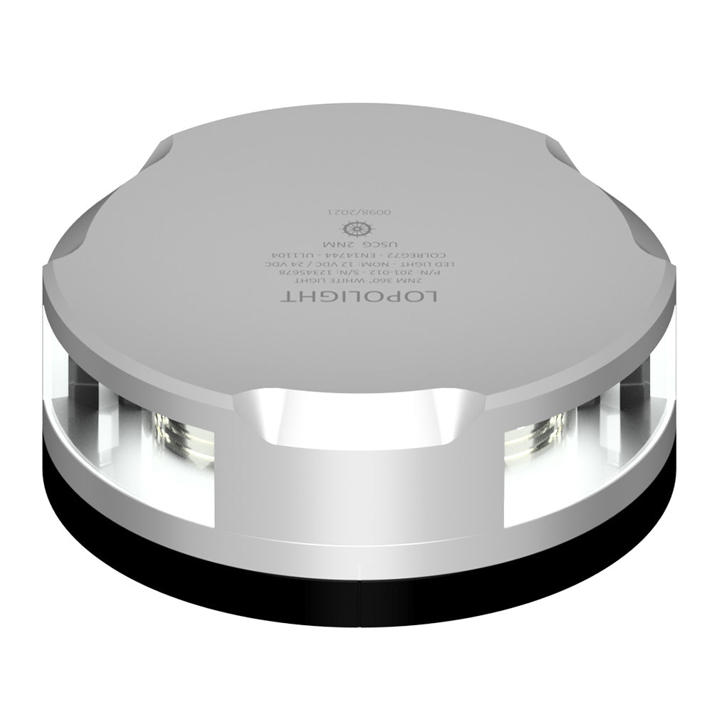 Lopolight Masthead360Degree Light 3NM Silver Housing wFB Base