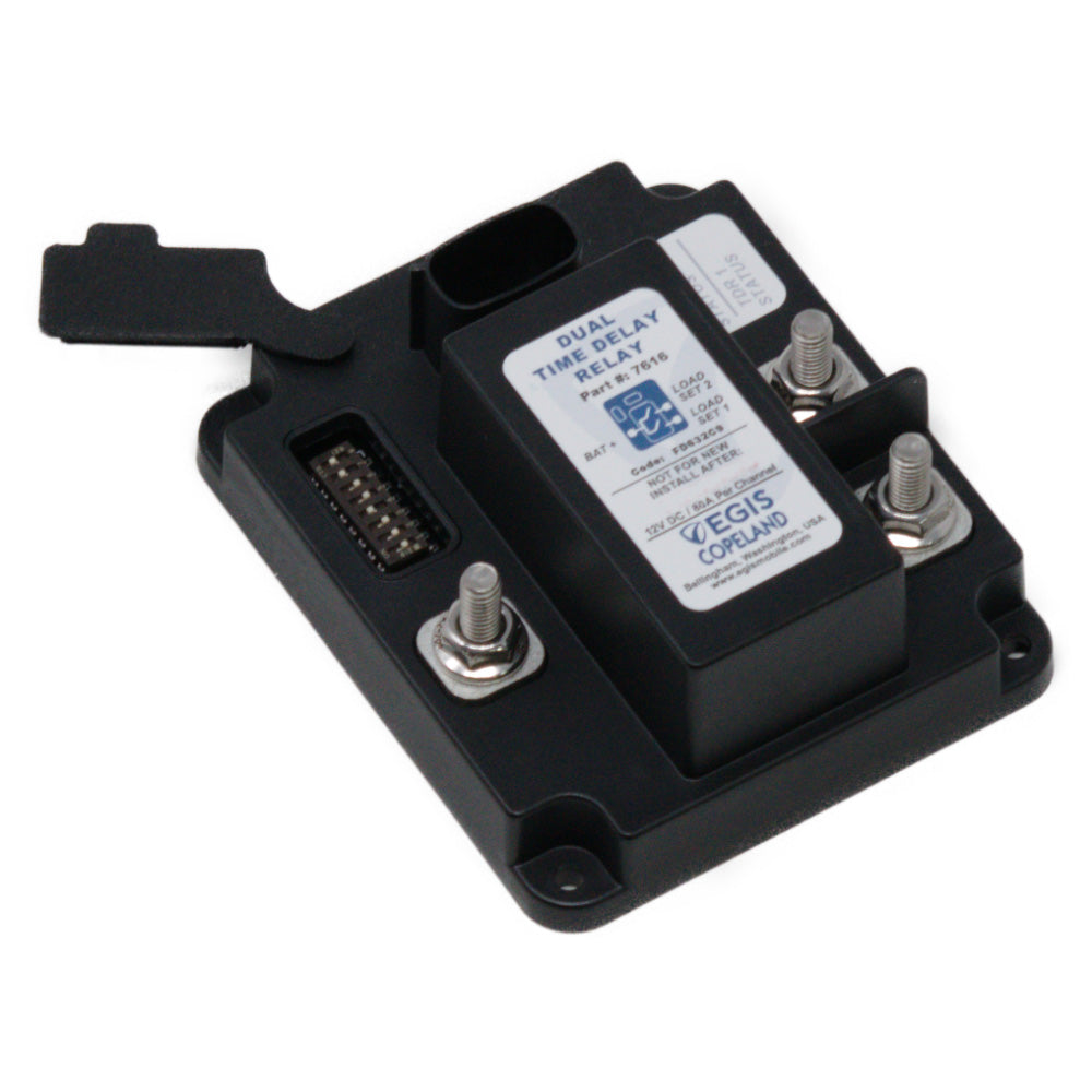 Egis TDR Series Dual Output Time Delay Relay 12V 2 x 80A