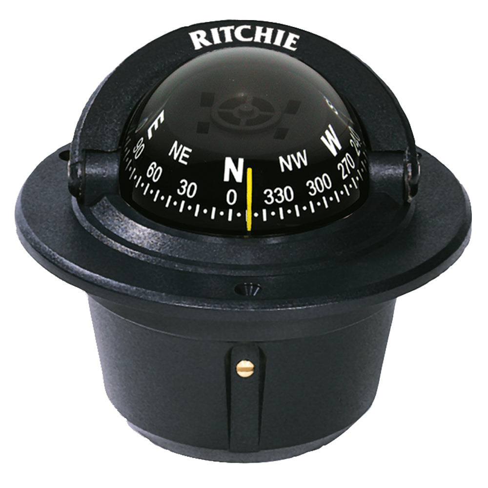 Ritchie F50 Explorer Compass Flush Mount Black