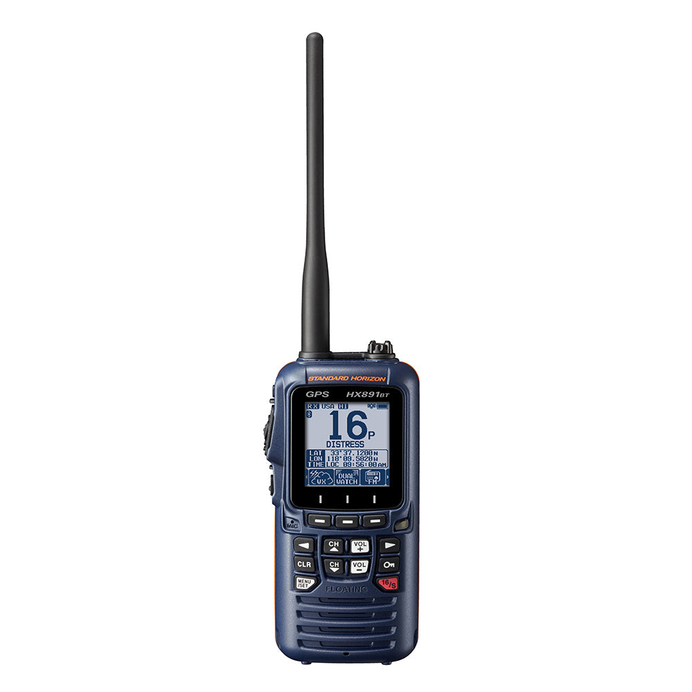 Standard Horizon HX891BT Handheld VHF wBluetooth Navy Blue