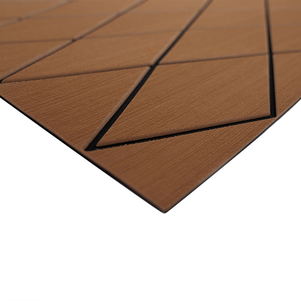 SeaDek 40 x 80 6mm Two Color Diamond Full Sheet Brushed Texture BrownBlack 1016mm x 2032mm x 6mm