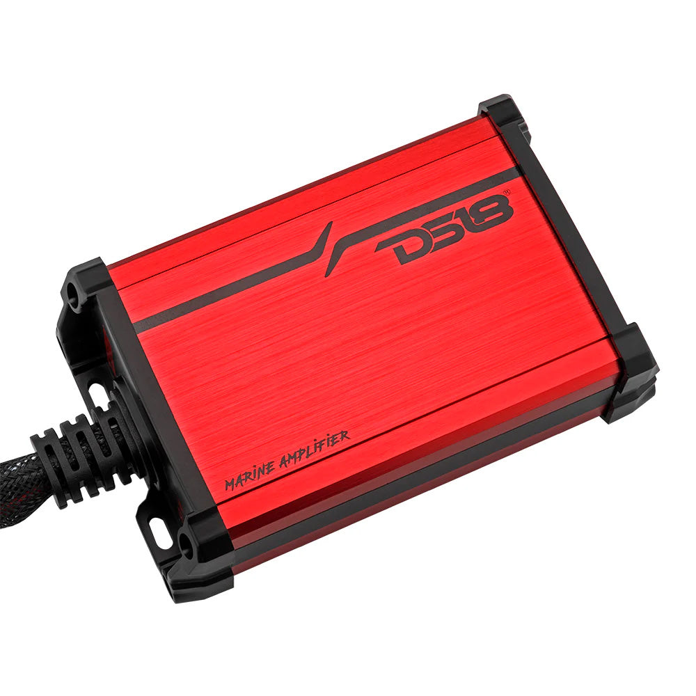 DS18 MP4A FullRange 4 Channel Class D Amplifier 4 x 40W RMS 4Ohm