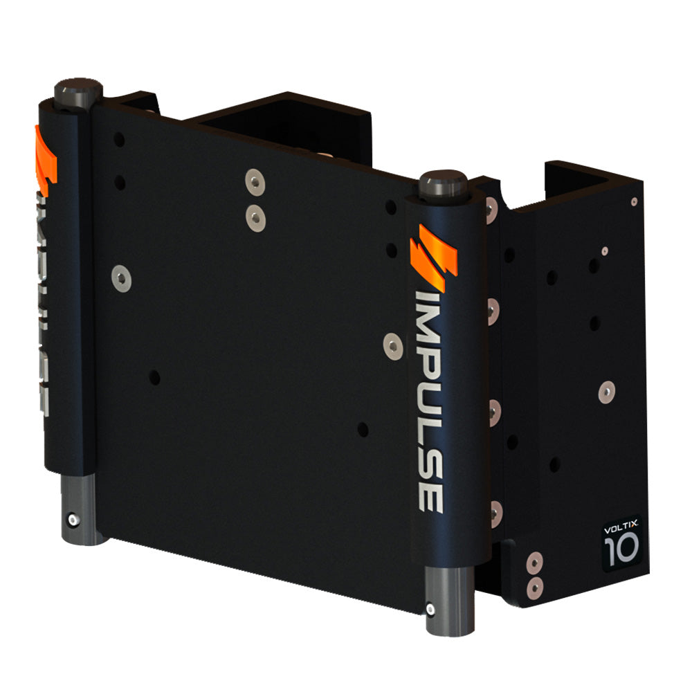 IMPULSE XL 10 Set Back Electric Jack Plate wStandard Control Black Anodize