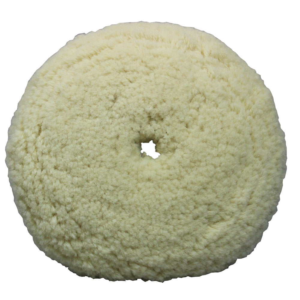 Presta White Wool Aggressive Cutting Pad 9