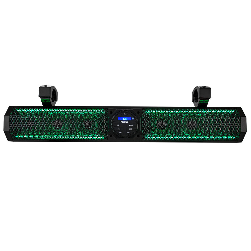 DS18 26 Marine Amplified Sound Bar wBluetooth 600W w6 Speaker System RGB LED