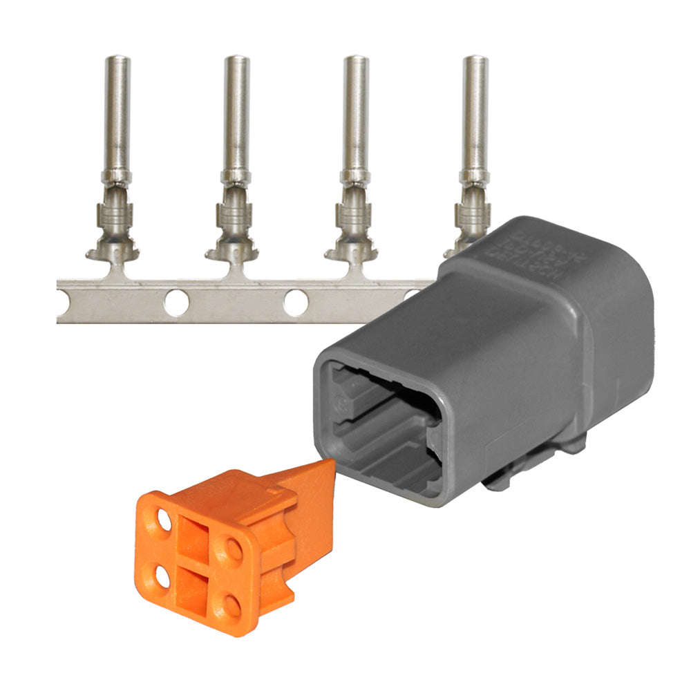 Pacer DTP Deutsch Plug Repair Kit 1412 AWG 4 Position