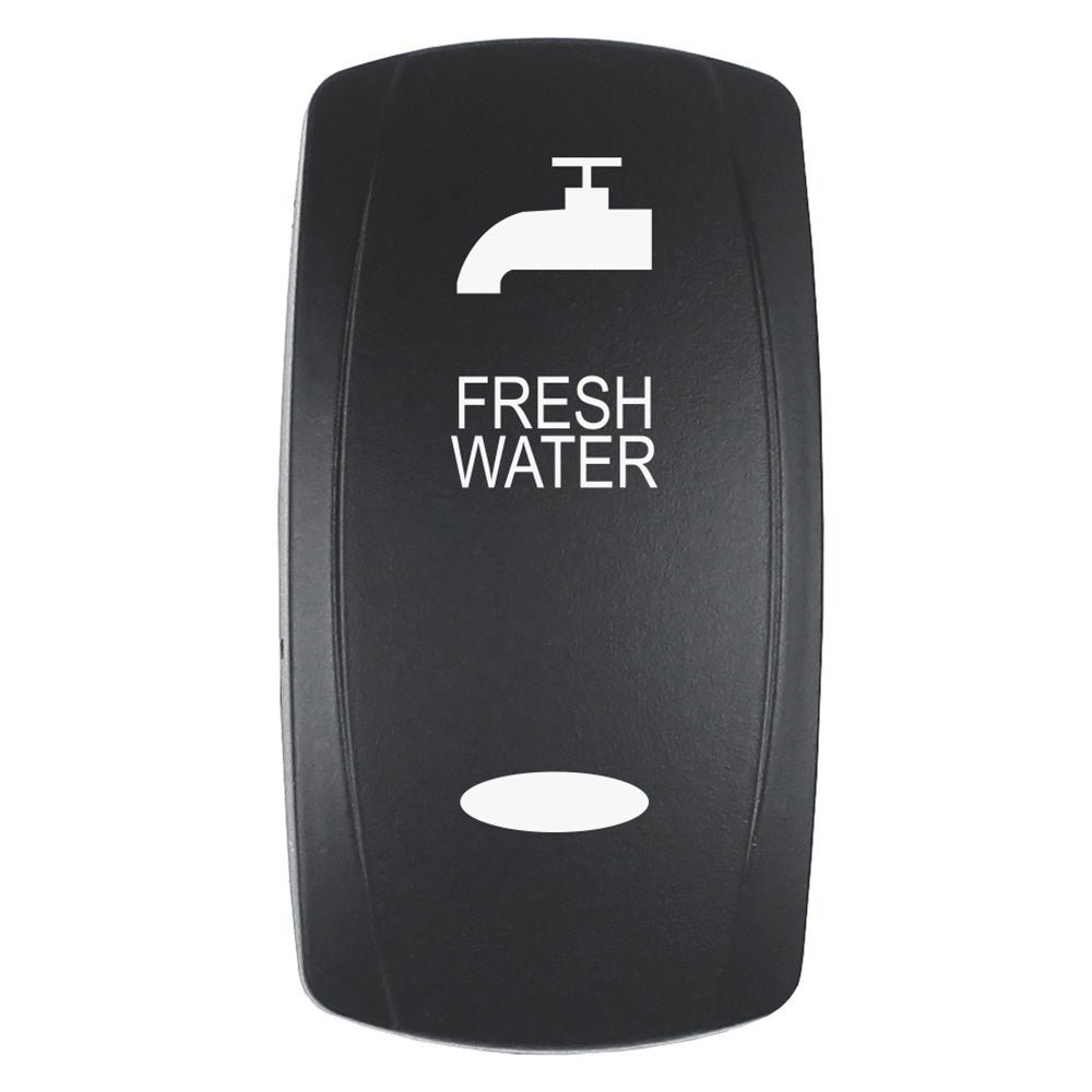 Pacer Actuator FRESH WATER fV Series Contura Switches Black Laser Etched TopBottom Light