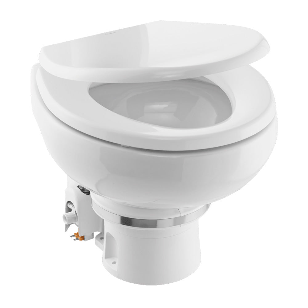 Dometic MasterFlush MF 7120 White Electric Macerating Toilet wOrbit Base Slow Close Seat Freshwater 12V