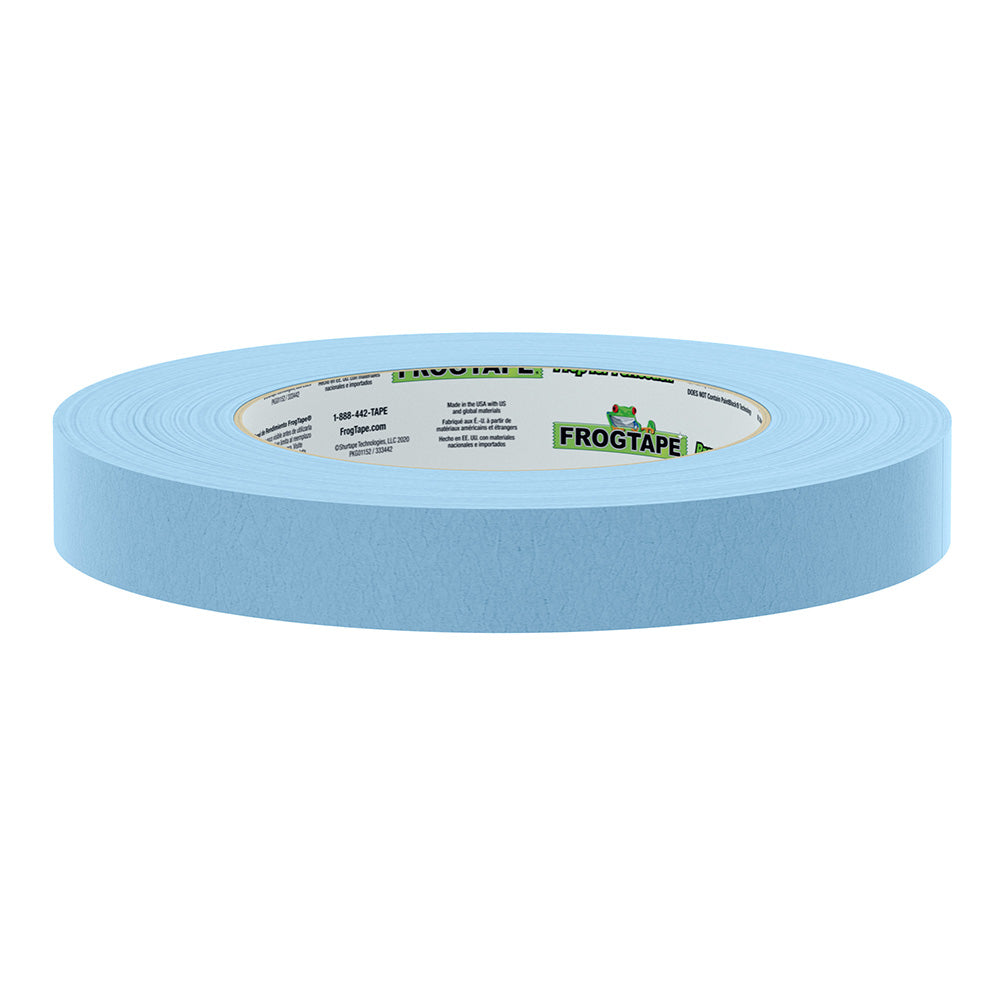 FrogTape CP 250 MediumHigh Adhesion Masking Tape 18MM x 55M x 12Pack Light Blue Rated f250F
