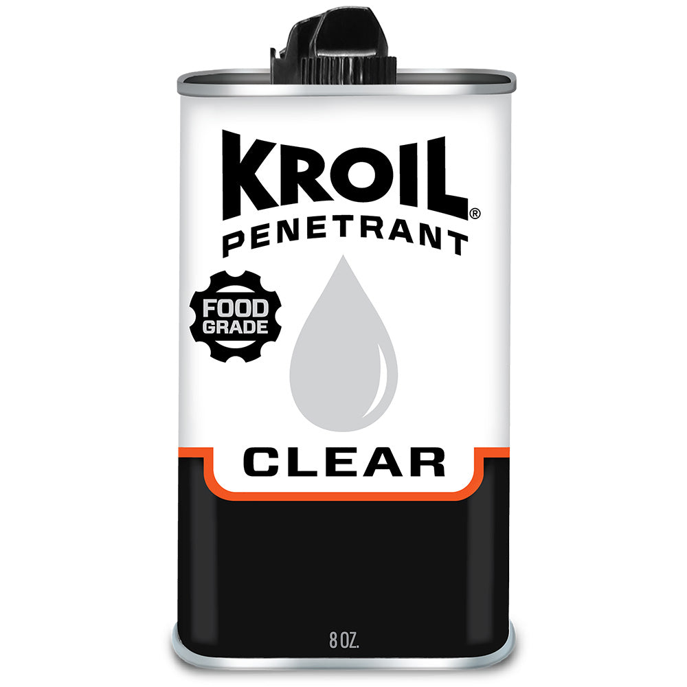 Kroil Clear Food Grade Penetrating Oil Drip 8oz Can