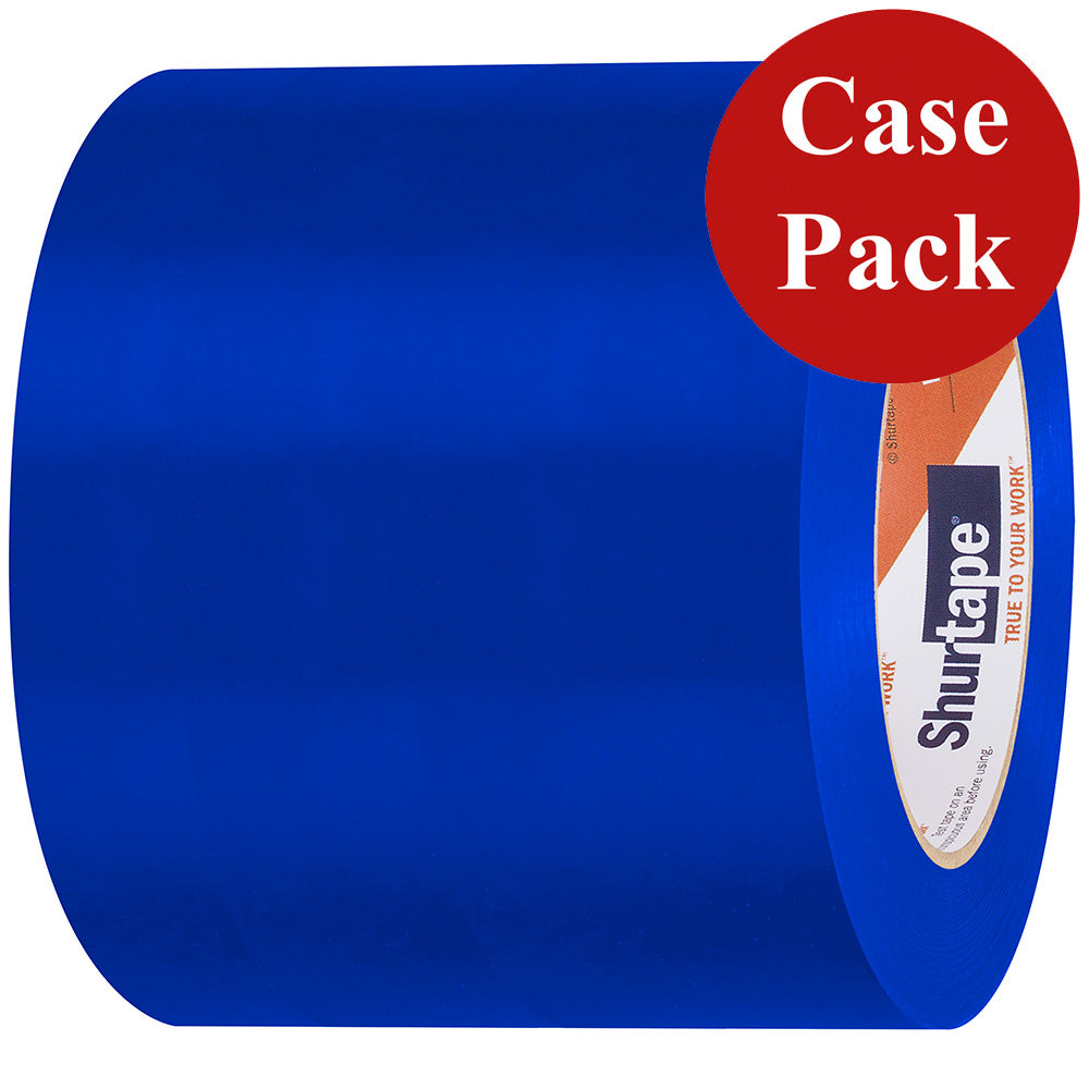 Shurtape UVResistant Marine Hull Preservation Tape 96MM 33M Roll Straight Edge Blue Case of 12 Rolls