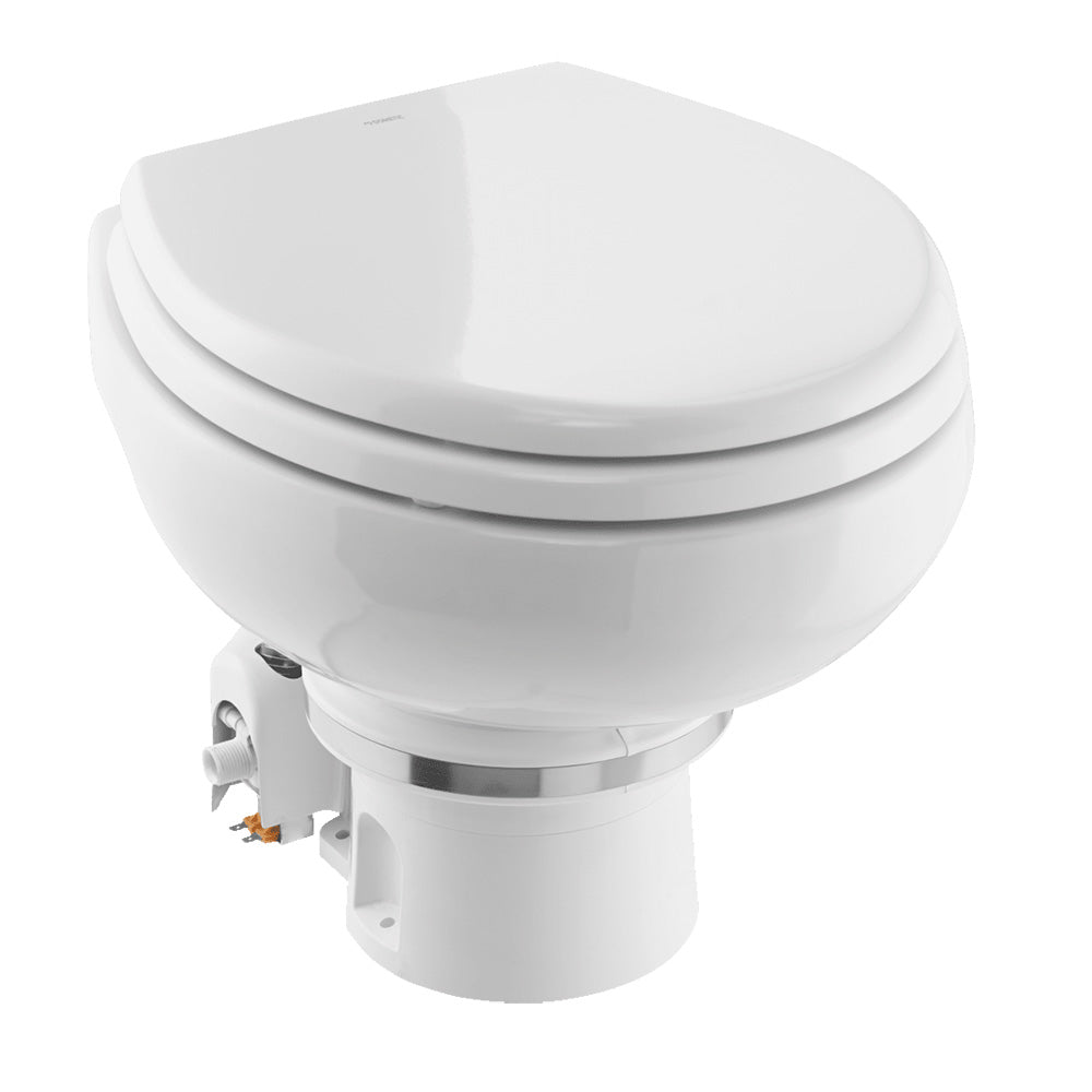 Dometic MasterFlush 7120 White Electric Macerating Toilet wOrbit Base Freshwater 24V