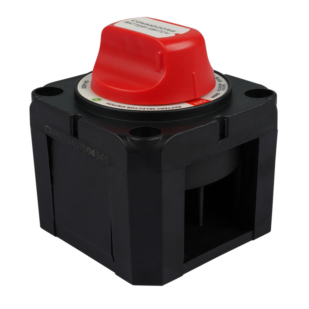 Commodore 4Position Compact Dual Battery Selector Switch