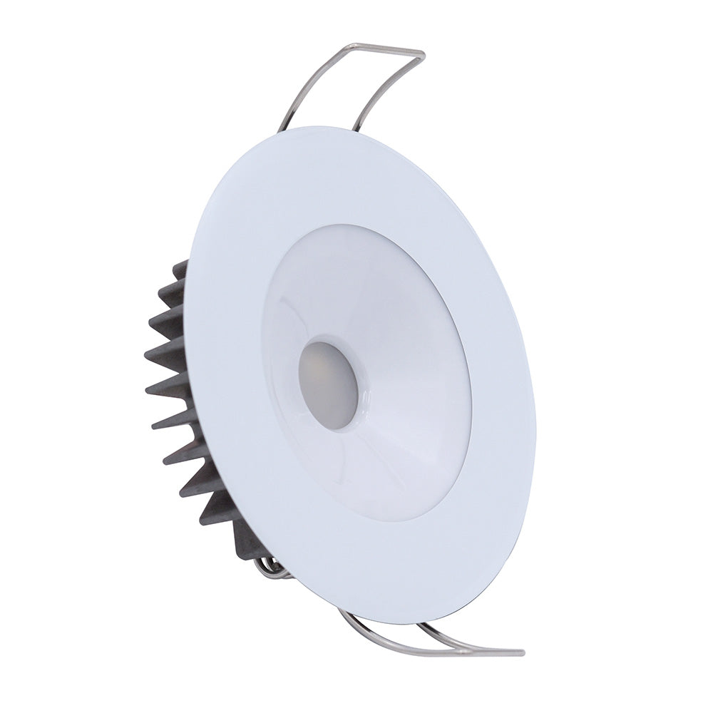 Lumitec Illusion Flush Mount LED Down Light White NonDimming White Housing