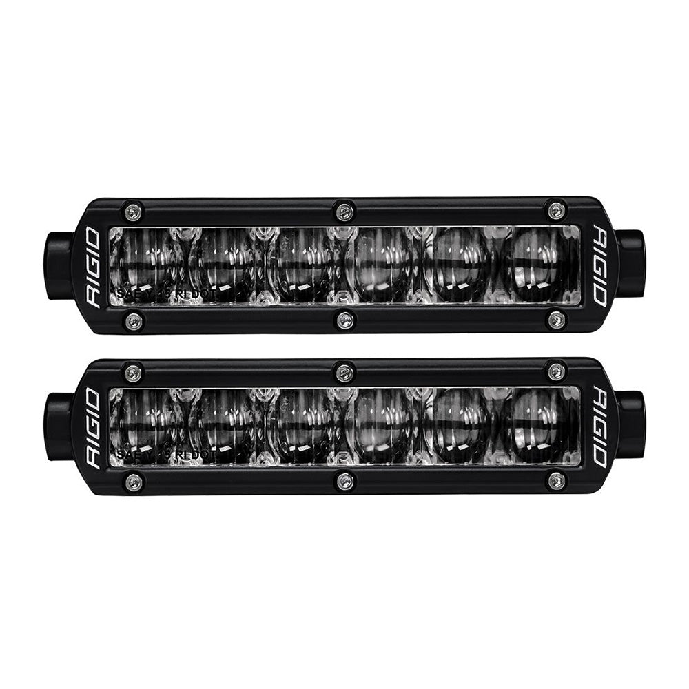 RIGID Industries SRSeries 6 SAE Fog Light Compliant Pair