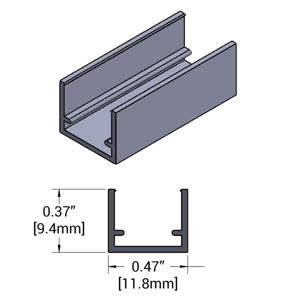 ShadowCaster Marine Mini Neon Track 1 Meter