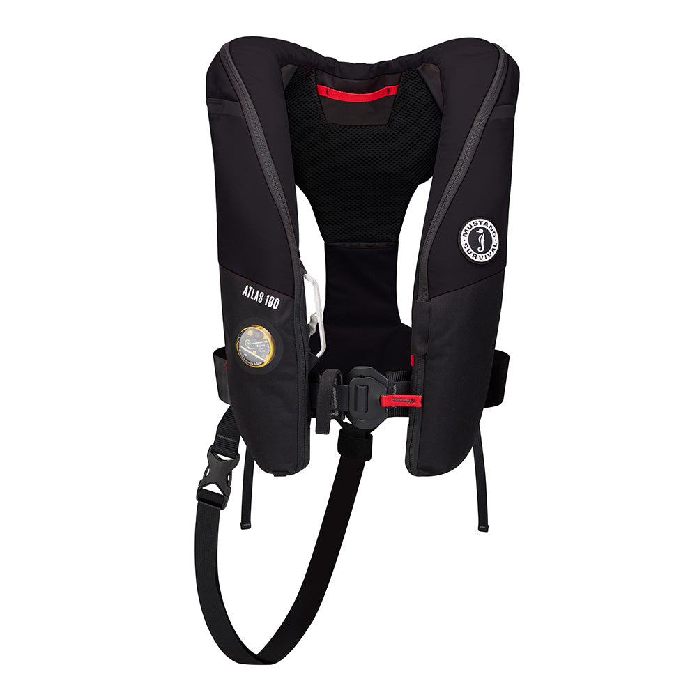 Mustang Atlas 190 DLX Open Ocean Inflatable PFD Black
