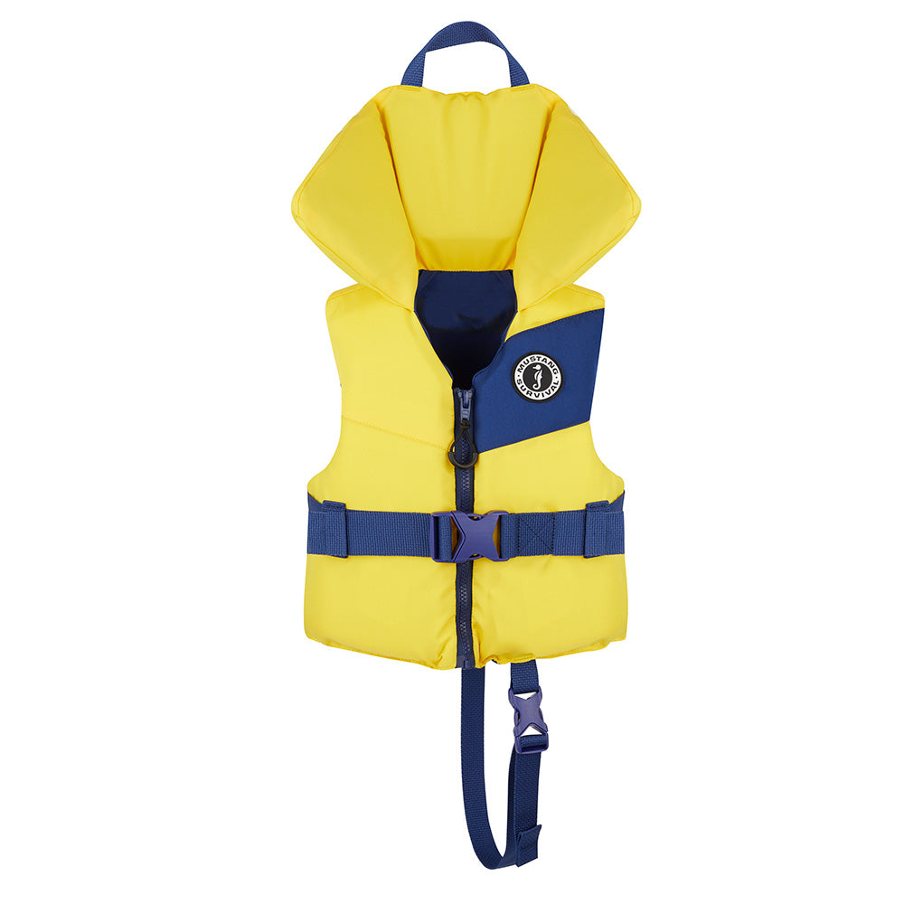 Mustang Lil Legends Infant Foam Vest YellowNavy