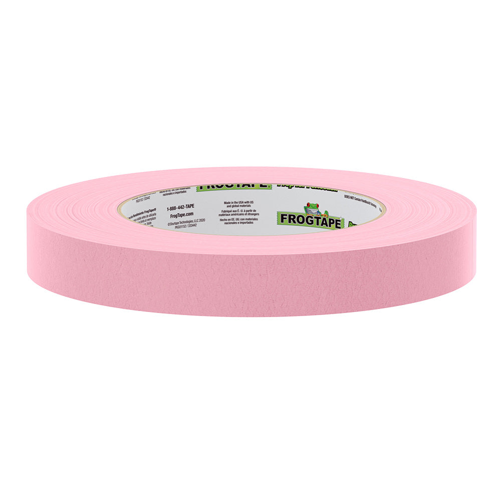 FrogTape CP 325 MediumHigh Adhesion Masking Tape 18MM x 55M x 12Pack Pink Rated f325F