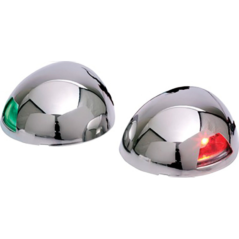SeaDog LED Top Mount Side Lights Stamped 304 Stainless Steel HousingInvestment Cast 316 Stainless Steel Base