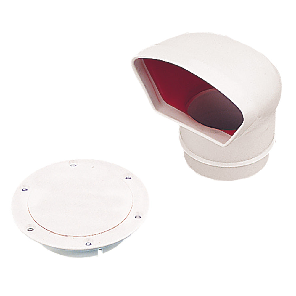 SeaDog Low Profile Cowl VentSnapOn Deck Plate Dip Molded PVC