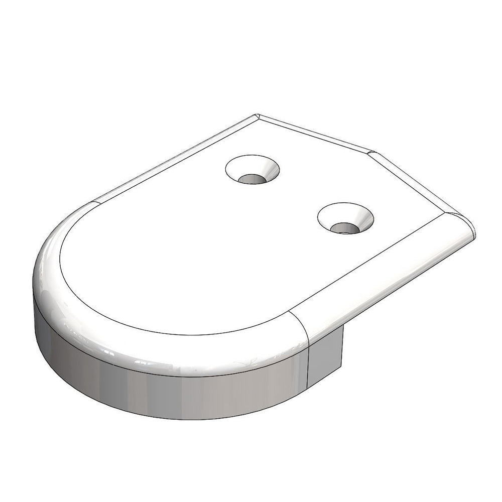 TACO 2 Rub Rail End Cap White