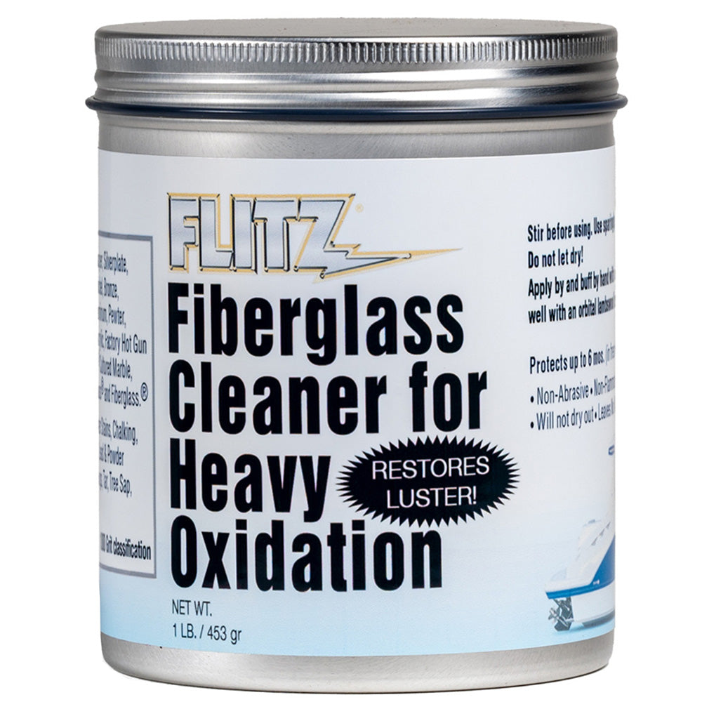 Flitz Fiberglass Cleaner fHeavy Oxidation 1lb