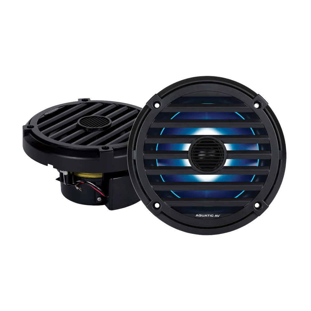 Aquatic AV ELITE 65 RGB Speakers Black Pair