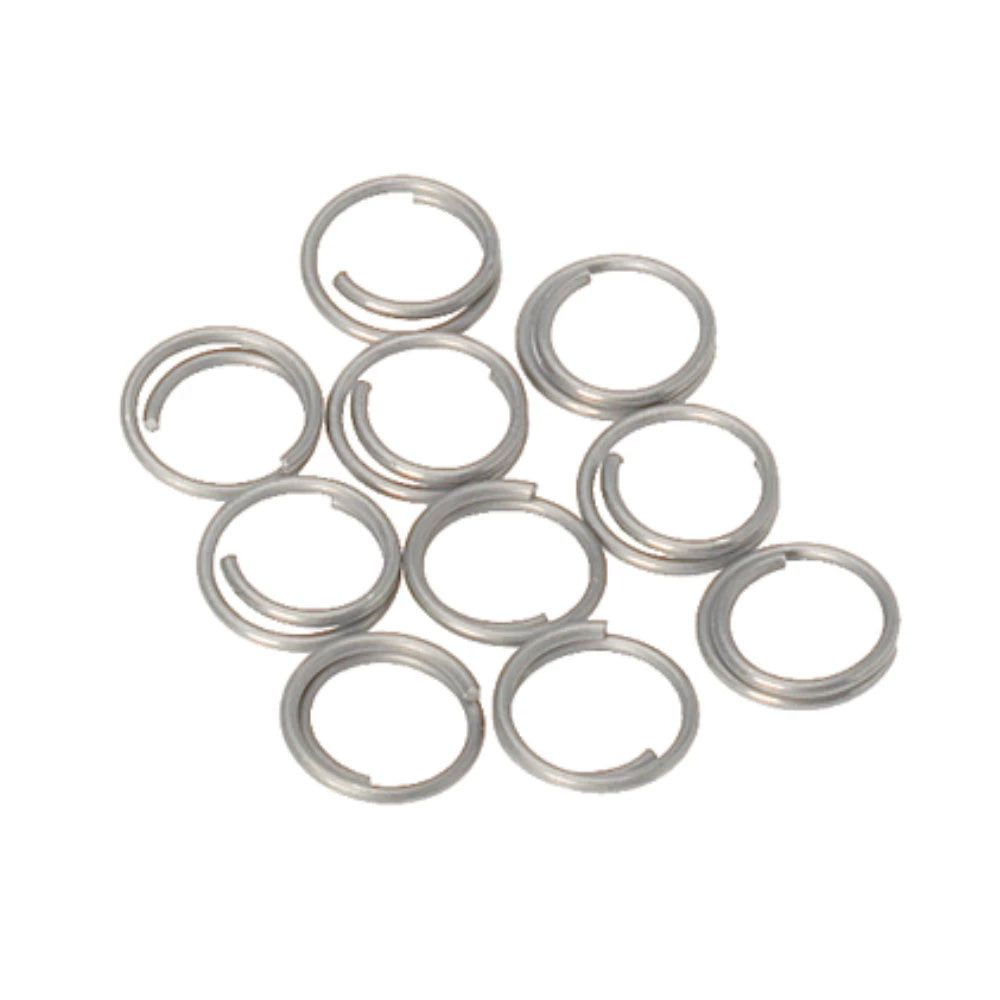 Barton Stainless Steel Split Rings 10mm 10Pack